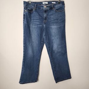 Nine West Chrystie Capri Blue Denim 14